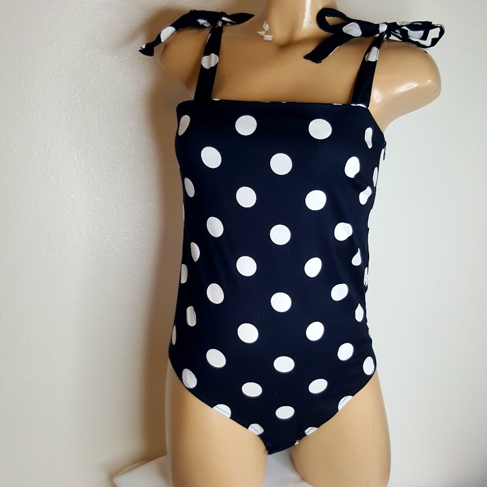 ZARA Trafulue collection polka dot bodysuit size S
